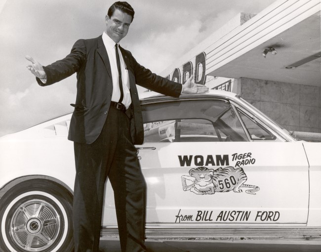 WQAM-Charlie Murdock,Tiger Mustang March 1965-650x