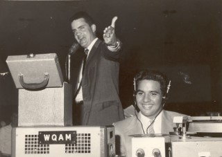 WQAM-Murdock and Preez in Hialeah, 1961-320x