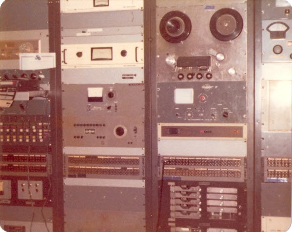 Production Room Equipment Rack, 1975