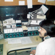 Ron St. John in air studio 1973