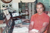Dan Chandler in air studio June 1969